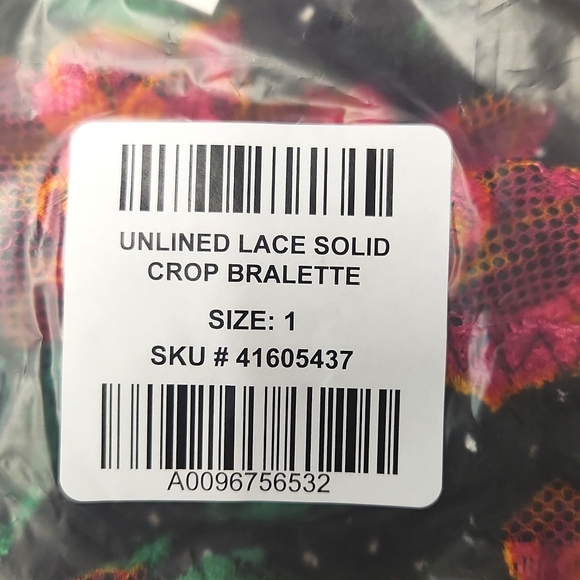 ❤️NWT VINTAGE TORRID LINGERIE - LACE LONGLINE BRALETTE - FLORAL POWER MESH - Picture 9 of 15